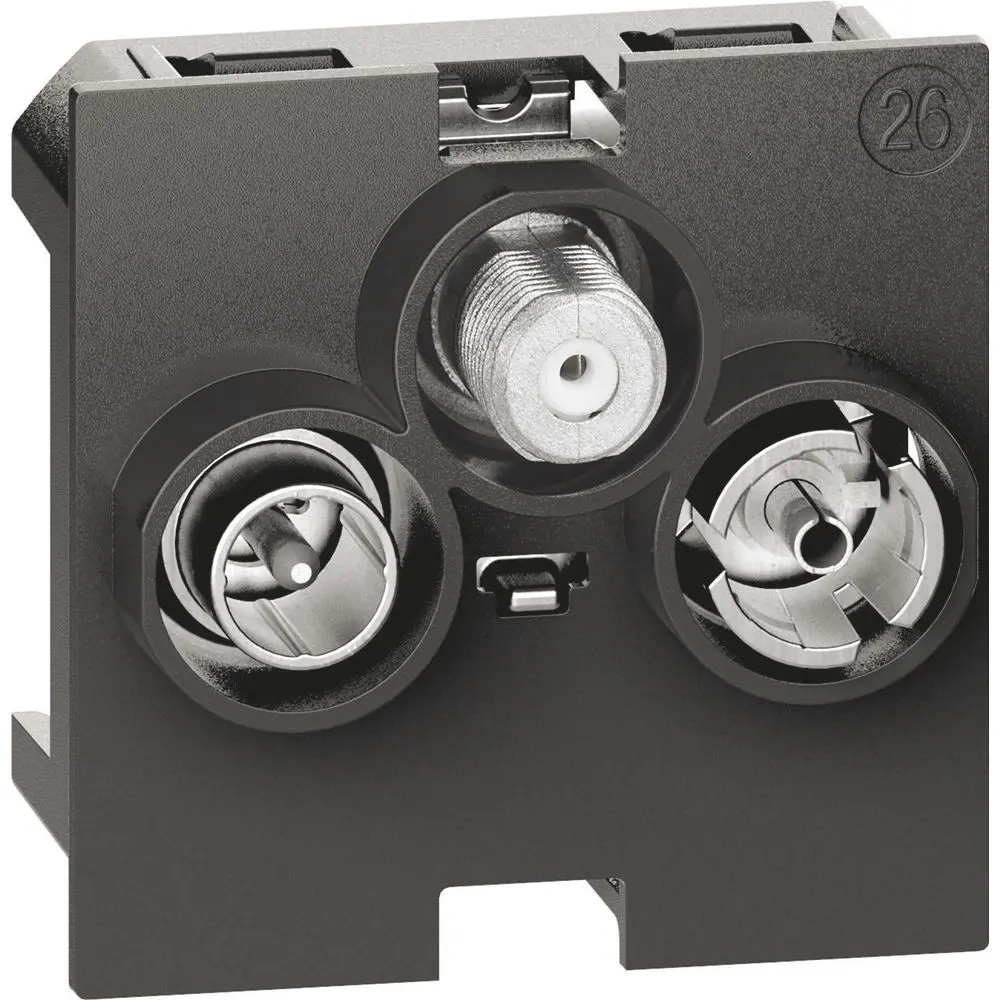 Produktfoto 1 von LivingNow 2-moduliger Einsatz TV-R-SAT