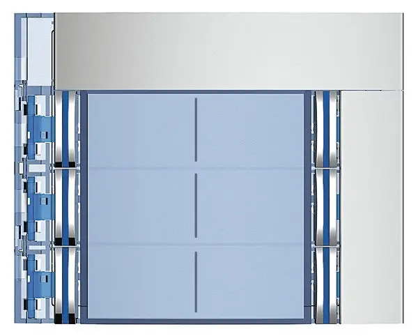 Produktfoto 1 von Frontblende Ruftastmodul 6Rt-D Allmetall