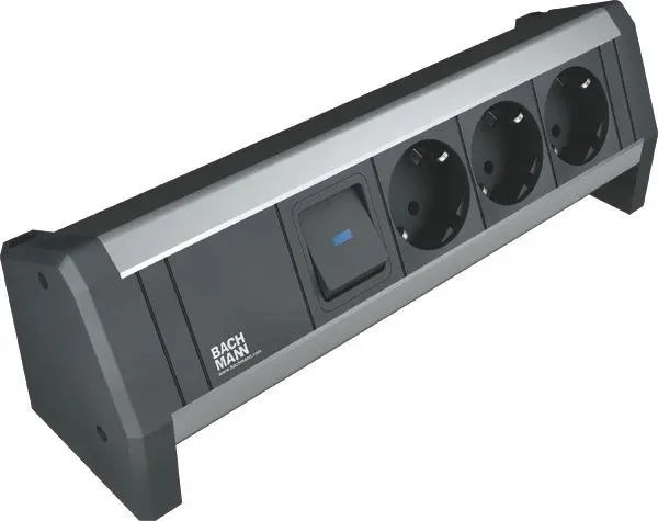 Produktfoto 1 von DESK 1xSchalter 3xSchuko GST18