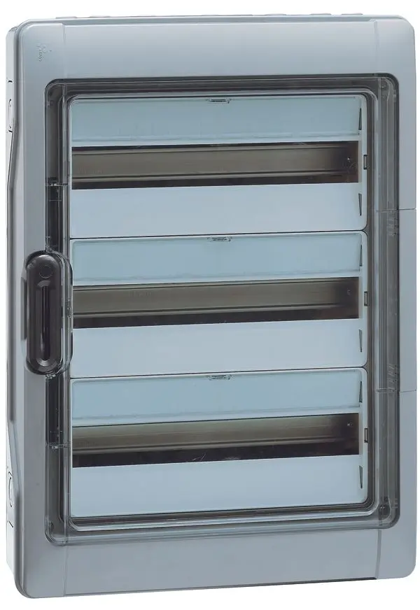Produktfoto 1 von Feuchtraumverteiler Plexo³, AP, IP65-IK09, 3-reihig, 36 Module