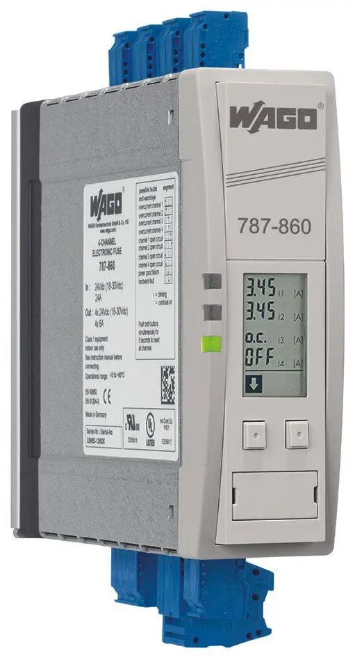 Produktfoto 1 von Elektronischer Schutzschalter,4-kanalig, Eingangsspannung DC 24 V