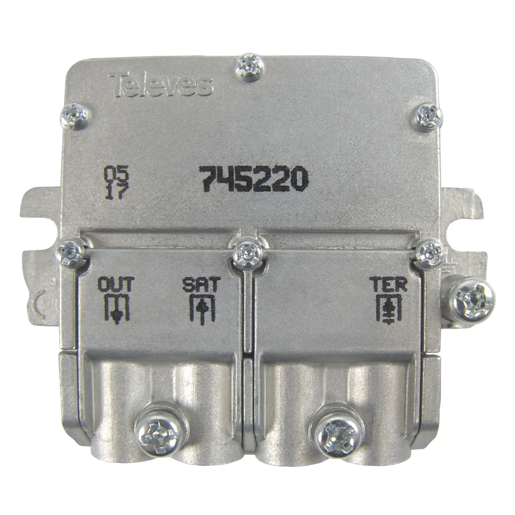 Produktfoto 1 von Einschleusweiche 1xSat/terr. f.Single-LNB kleine Bauform
