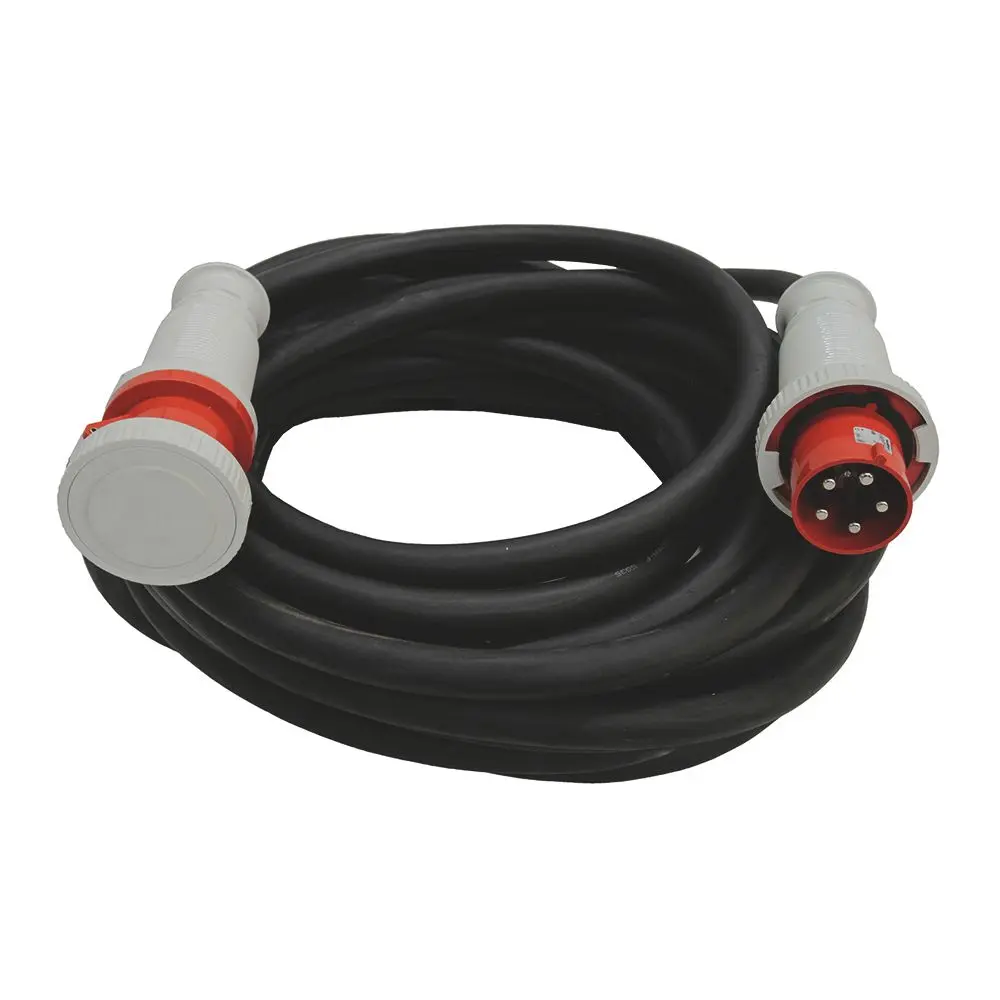 Produktfoto 1 von CEE-Leitung Stecker u Kupplung 125A 5P 400V 6h IP67 25m H07RN-F 5G35