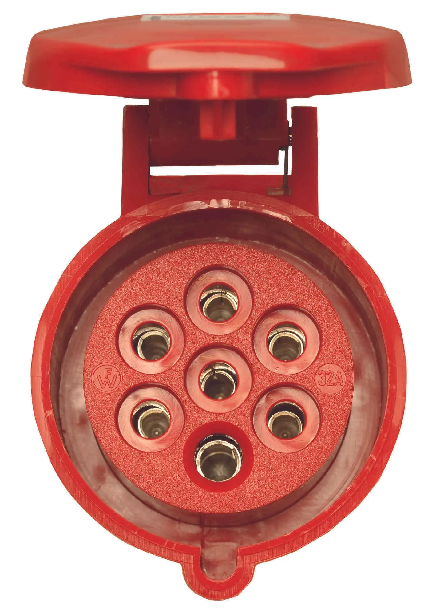 Produktfoto 1 von Anbaudose geraden32A 7P 400V 6h IP44