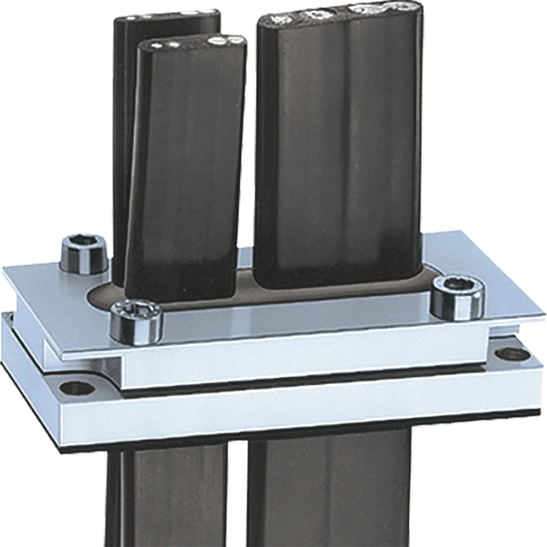 Produktfoto 1 von Universal Kabeleinführung Alum. Flansch Flachkabel max. 70.0x12.0 mm