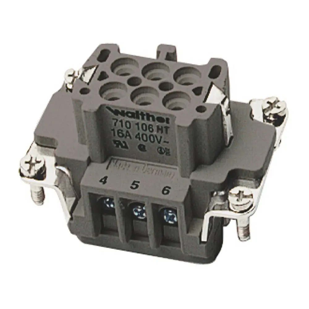 Produktfoto 1 von Buchseneinsatz BHT6 0,5-2,5qmm, 20-14AWG