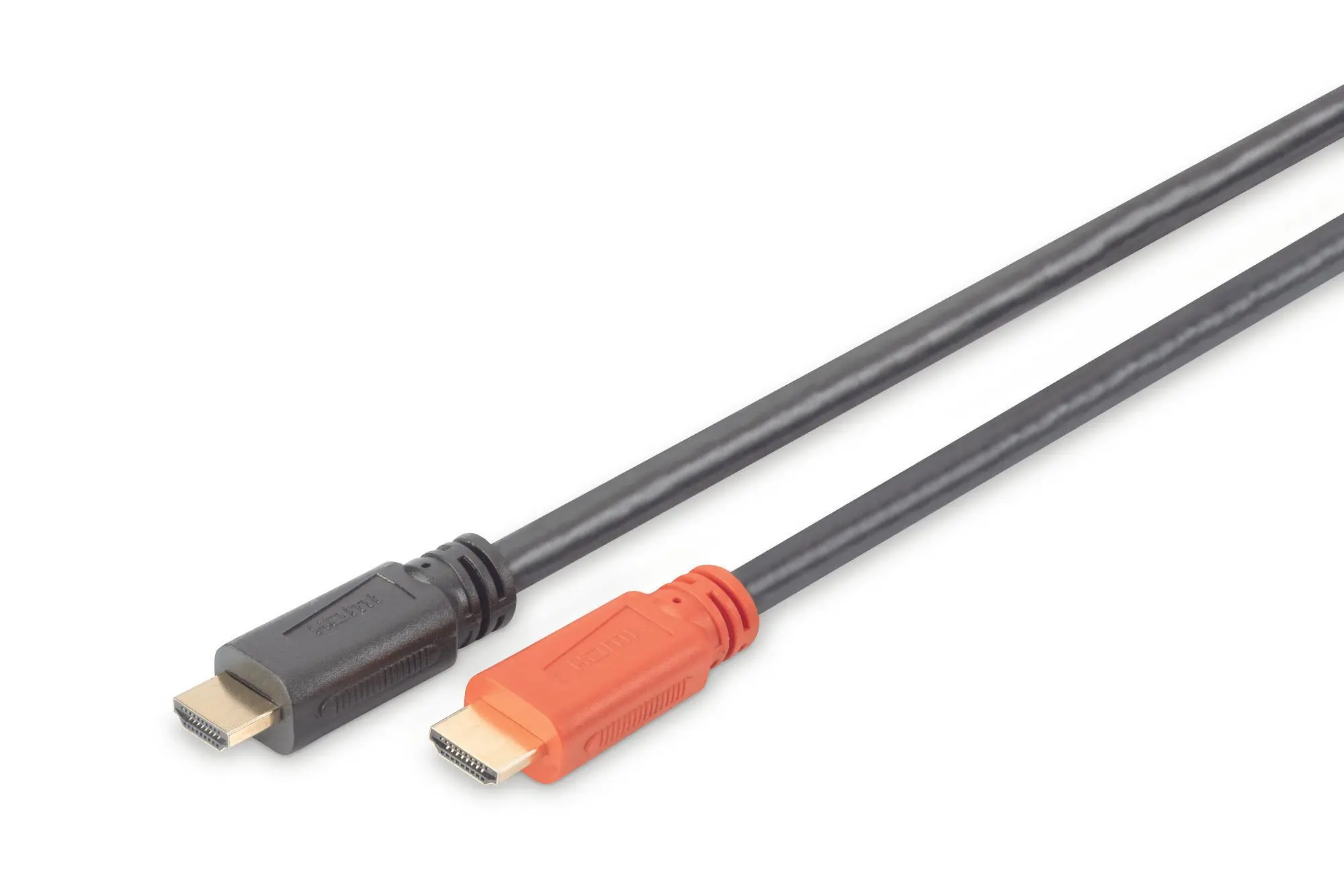 Produktfoto 1 von HDMI High Speed Anschlusskabel 30m m.Verstärker TypA m/amp. St/St sw gold