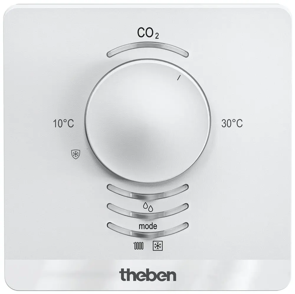 Produktfoto 1 von KNX CO2-Raumluftsensor mit integriertem Temperaturregler