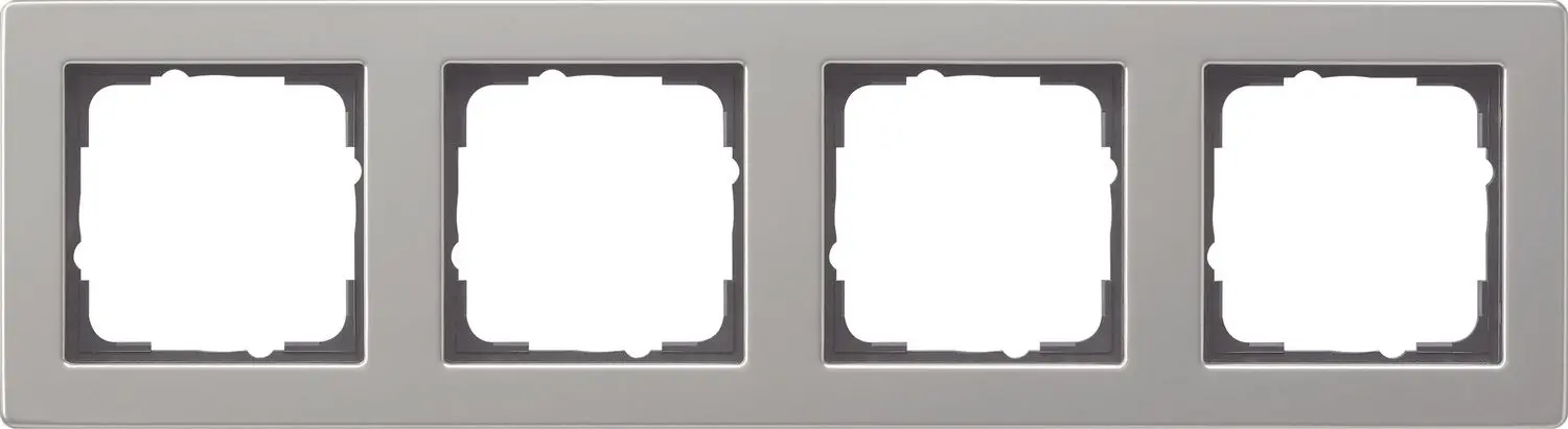 Produktfoto 1 von Abdeckrahmen 4f Gira E2 Edelstahl