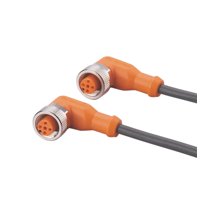 Produktfoto 1 von Verbindungskabel <250VAC 0,8m PUR Gehäuse TPU orange FKM IP65/67-69K