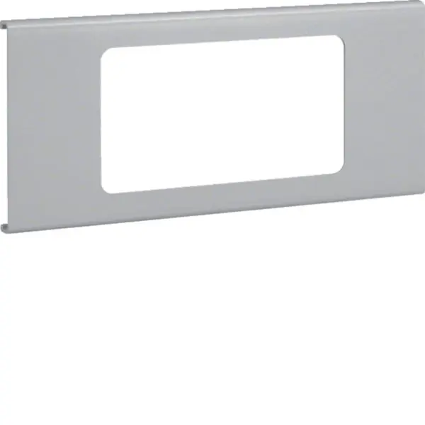 Produktfoto 1 von Blende 2f R7 für UP-Einsatz mit Rahmen PVC zu FB Oberteil 110mm steingrau
