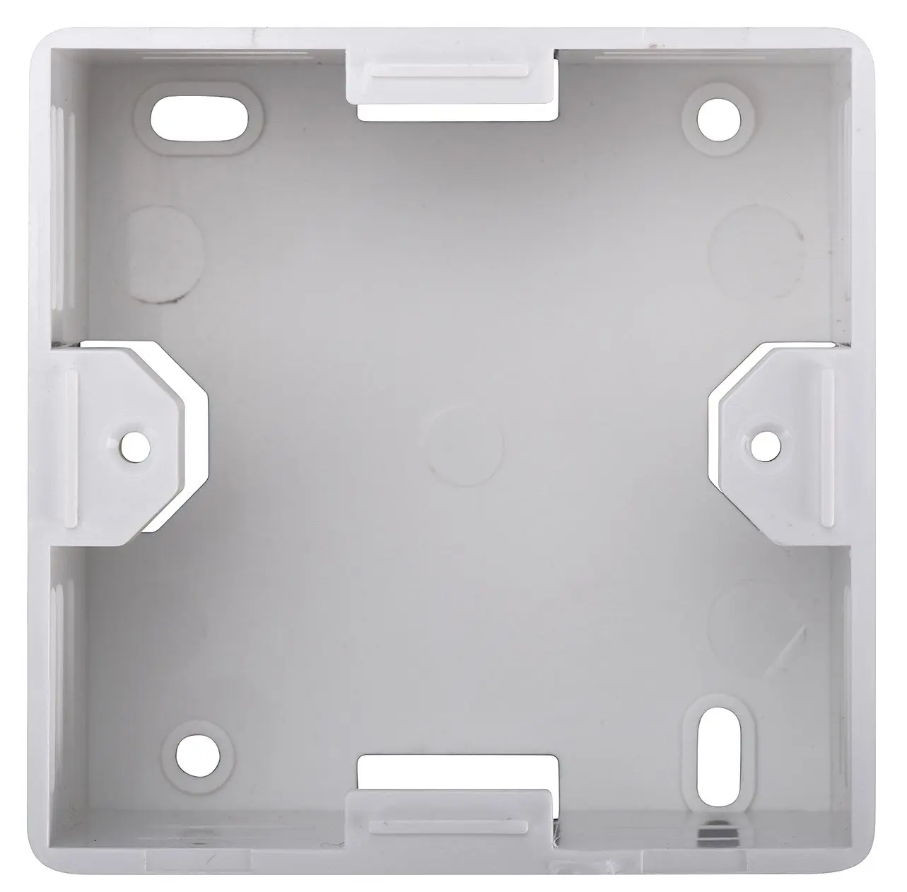 Produktfoto 1 von DIGITUS Aufputzdose f.Frontplatte 80x80x42mm reinweiß Deutsches Layout