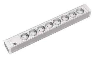 Produktfoto 1 von 19" PVC 8xSchuko Strom 2m Schuko