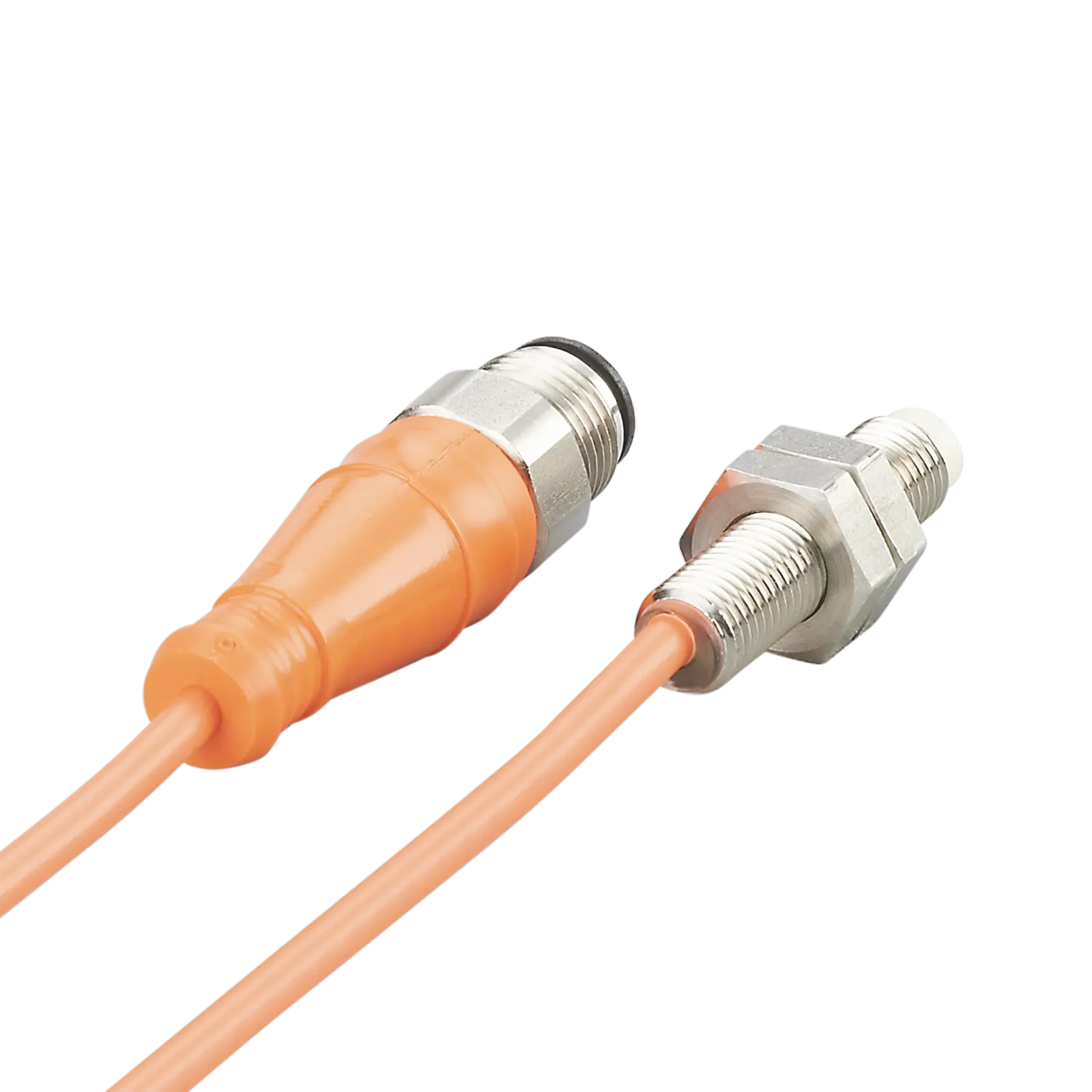 Produktfoto 1 von Ind.Sensor M8x1 L=35 Sn=3mm n.bündig S DC PNP 5m PVC M12 IP67 3L 300Hz