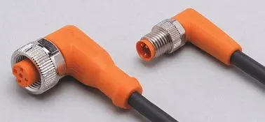 Produktfoto 1 von Verbindungskabel <50VAC 0,3m PUR Gehäuse TPU orange FKM IP65/67-69K