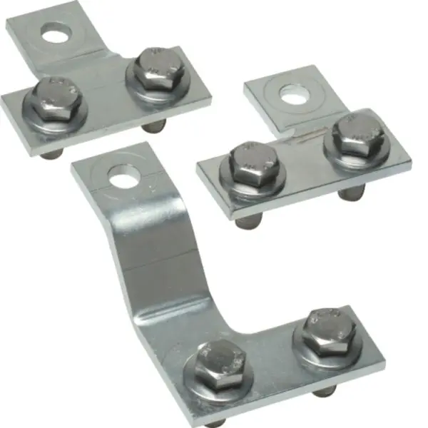 Anschlussset für 2x300mm², rostfrei, an NH1-3 Schaltleisten