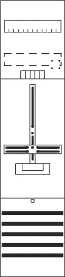 Produktfoto 1 von DF17B1 Zählerfeld 7RE 1Z vorverdrahtet mit Zählerkreuz