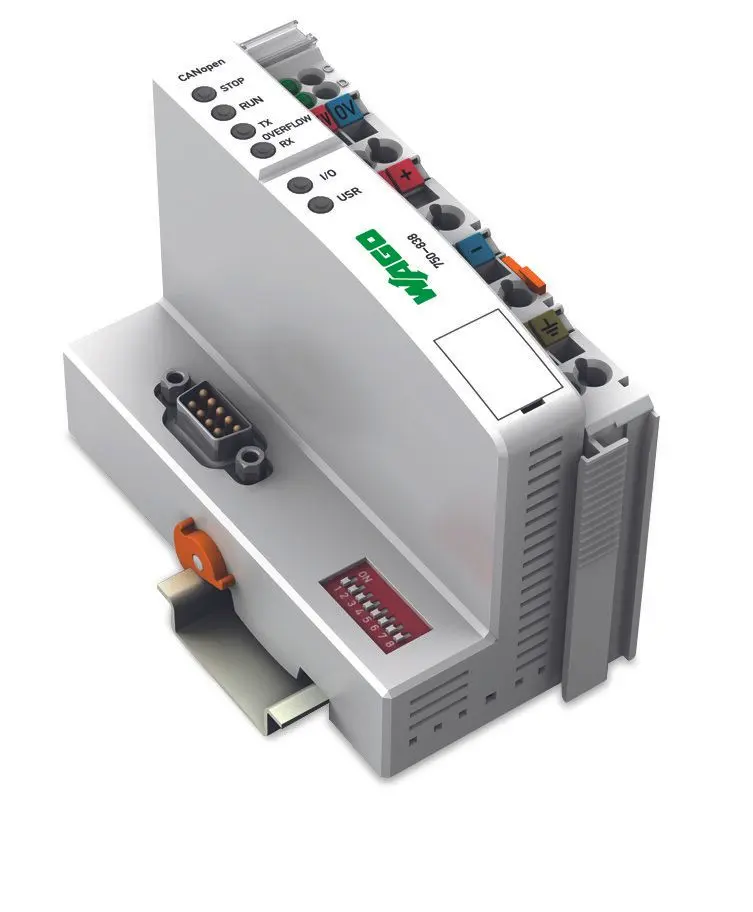 Produktfoto 1 von Controller CANopen,128/64 KB Programm/ RAM,D-Sub,lichtgrau