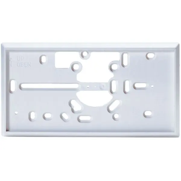 Produktfoto 1 von Adapterrahmen aus Kunststoff RAL 9010. für easy 3 Uhrenthermostate