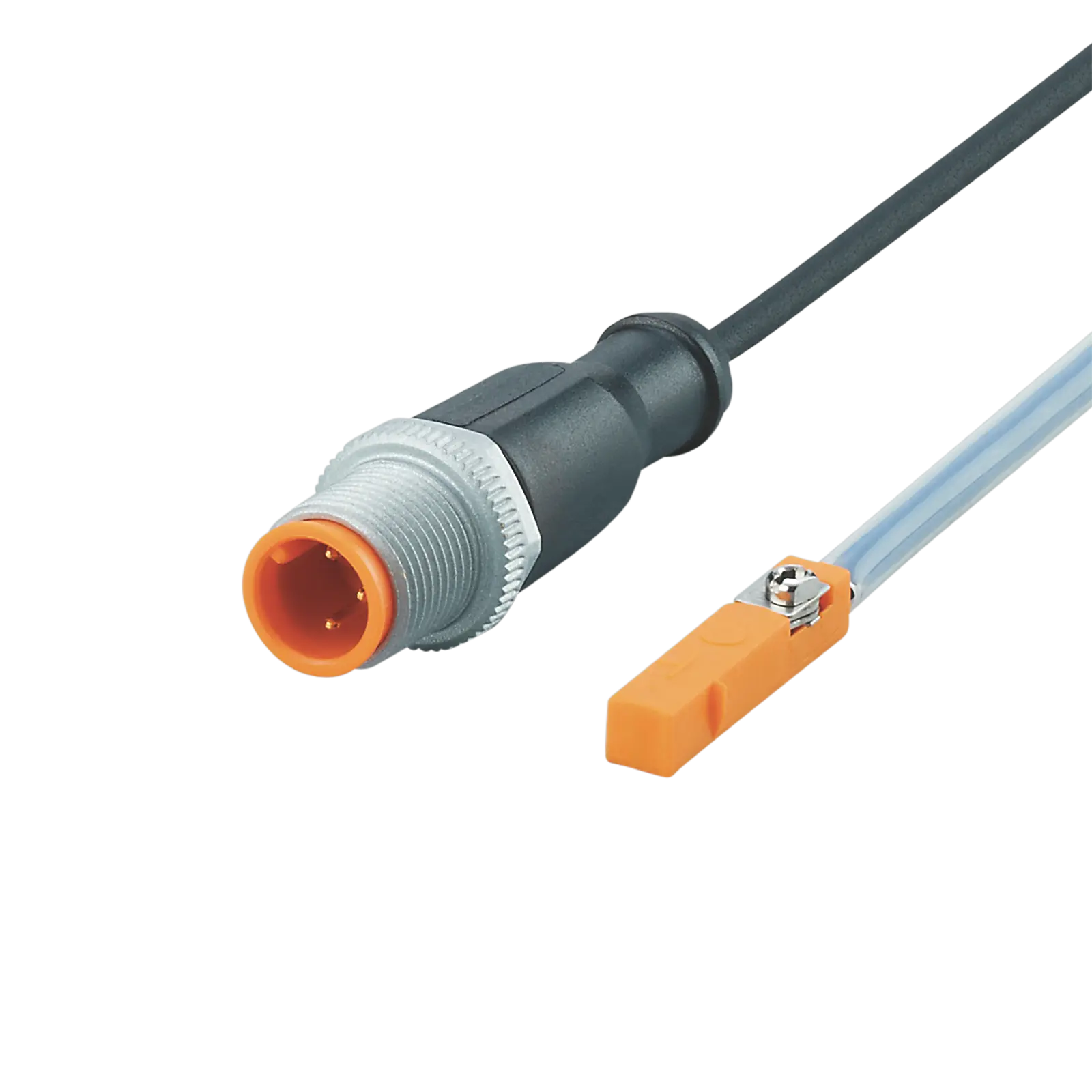 Produktfoto 1 von Zylindersensor GMR 25x5x6,5 2,8mT Schließer DC PNP 0,3m PUR M12 3L 9Hz