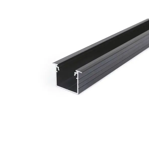 Produktfoto 1 von LED-Alu-Profil, konfektioniert Länge: 100 mm schwarz