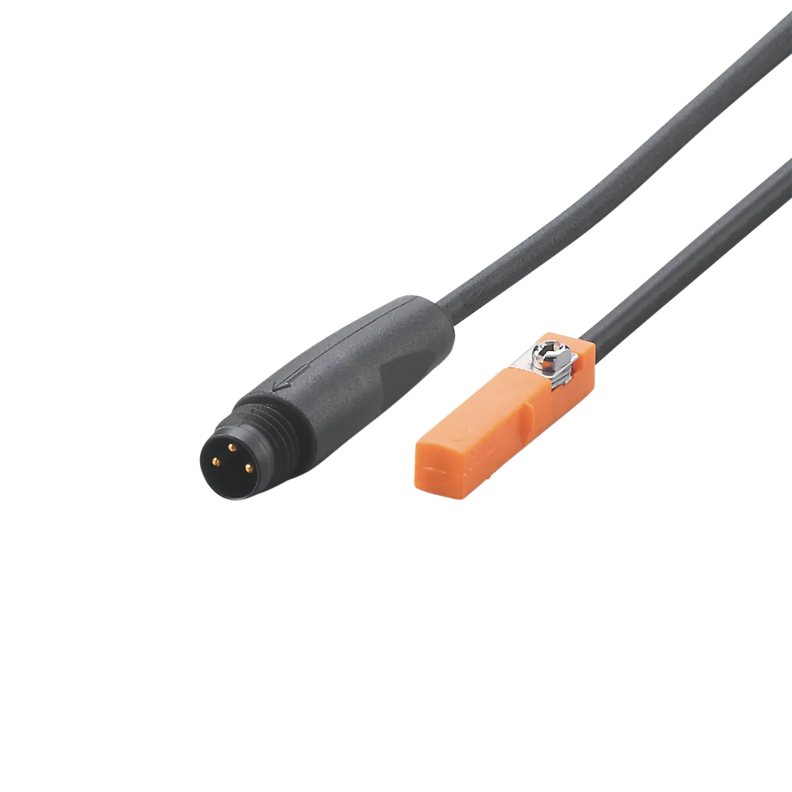 Produktfoto 1 von Zylindersensor AMR 25x5x6,5 2mT Schließer DC PNP 0,3m PUR M8 3L 6000Hz