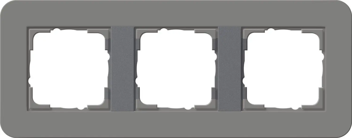 Produktfoto 1 von Abdeckrahmen 3f E3 Dklgrau/Anthrazit