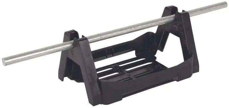Produktfoto 1 von Dachleitungshalter KF2 f. Dachbahnstrei- fen Stärke -5mm m. 2-fach L-Halter 8 mm
