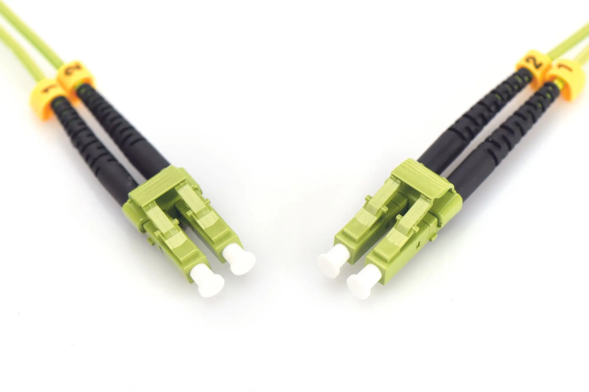Produktfoto 1 von DIGITUS LWL Patchkabel LC zu LC Multi- mode OM5 50/125M Duplex 3m