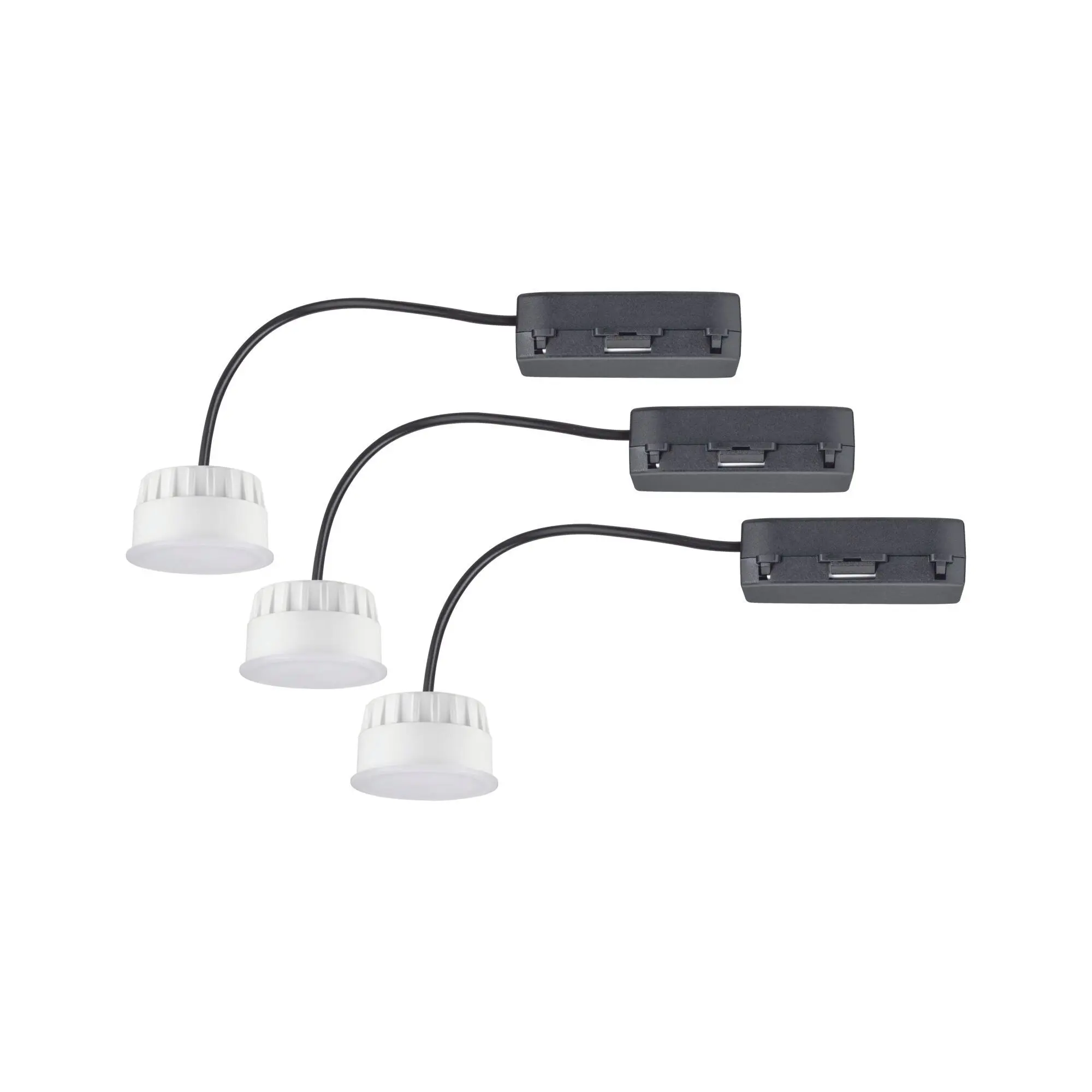 Produktfoto 1 von EBL Choose 3er Coin Set WhiteSwitch LED 3x6,5W 620lm 2700K 51mm Kunststoff