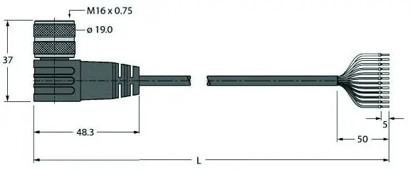 Produktfoto 1 von Industrielle Sensorleitung, PVC-Kabelmantel