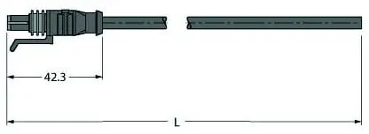 Produktfoto 1 von Superseal Ventilsteckverbinder TSS, Anschlussleitung