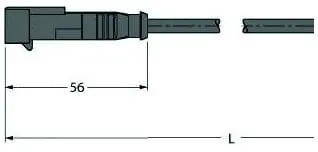 Produktfoto 1 von Superseal Ventilsteckverbinder TSS, Anschlussleitung