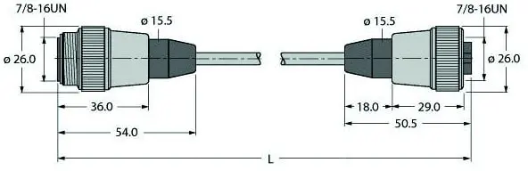 Produktfoto 1 von Industrielle Stromversorgungsleitung, PVC-Kabelmantel
