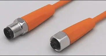 Produktfoto 1 von Verbindungskabel <250VAC 0,6m PVC Gehäuse PVC orange EPDM IP65/67-69K