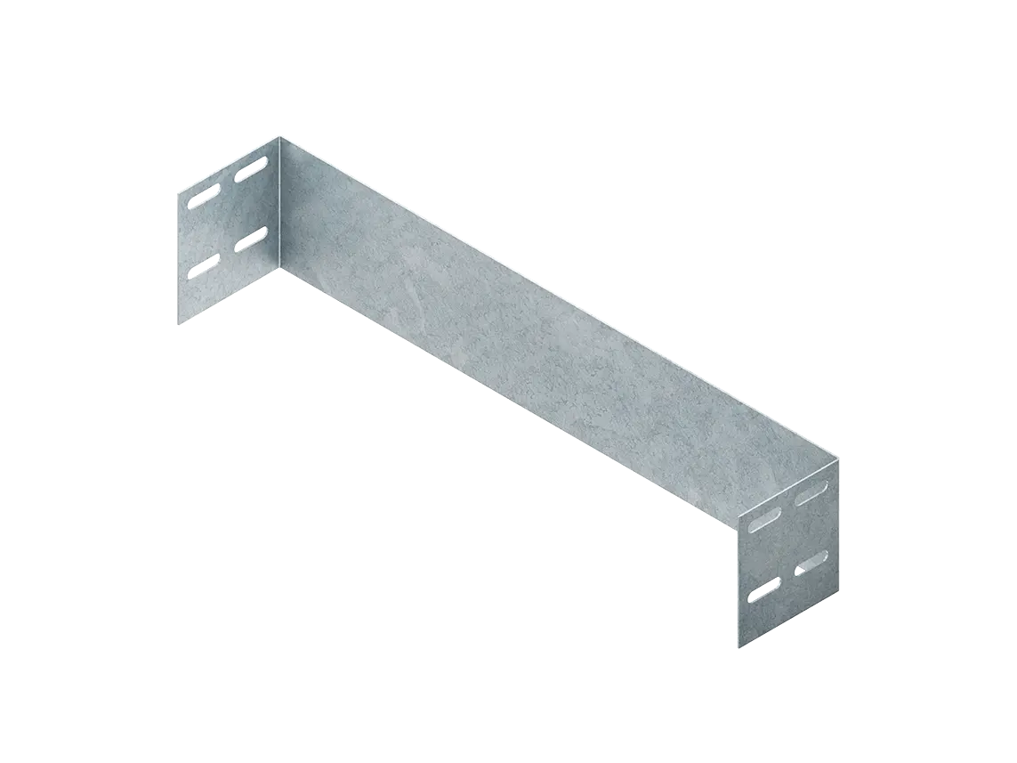 Produktfoto 1 von Abschlussstück f.WSL/WRL 105x300mm Stahl bandverz. inkl.Zub.