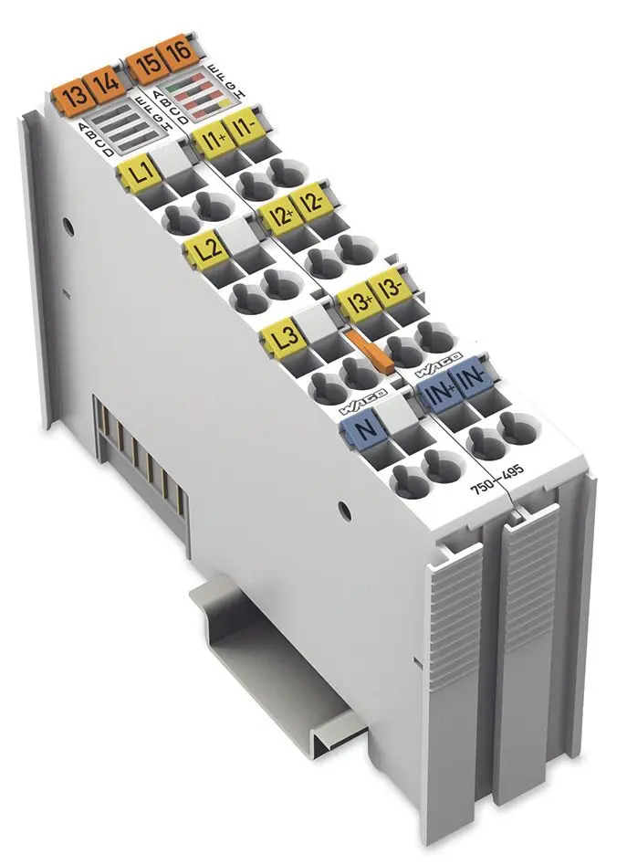 Produktfoto 1 von 3-Phasen-Leistungsmessung,AC 690 V 1 A,lichtgrau