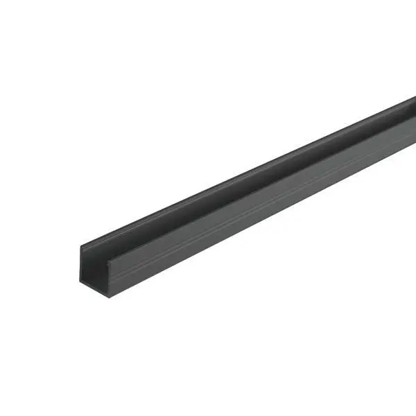 Produktfoto 1 von LED-Anbauprofil, schwarz eloxiert