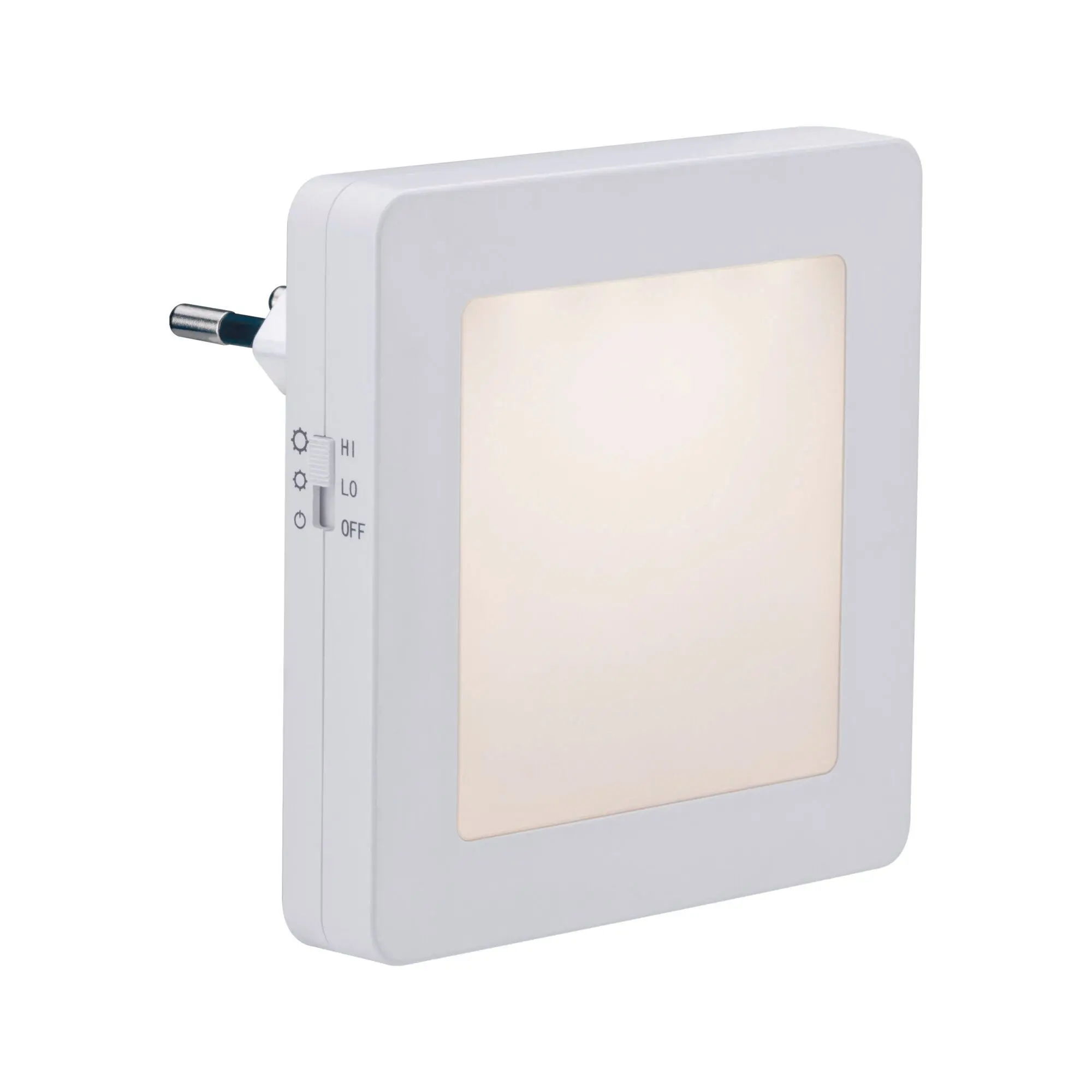 AS Esby eckig Nachtlicht Steckerweiß 3lm 3000K Sensor