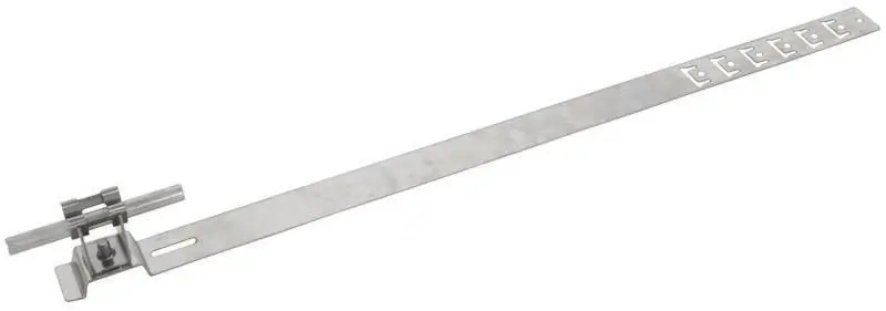 Produktfoto 1 von Dachleitungshalter UNIgrip NIRO H 20mm Rd 8mm m. geprägt. Strebe L 475mm
