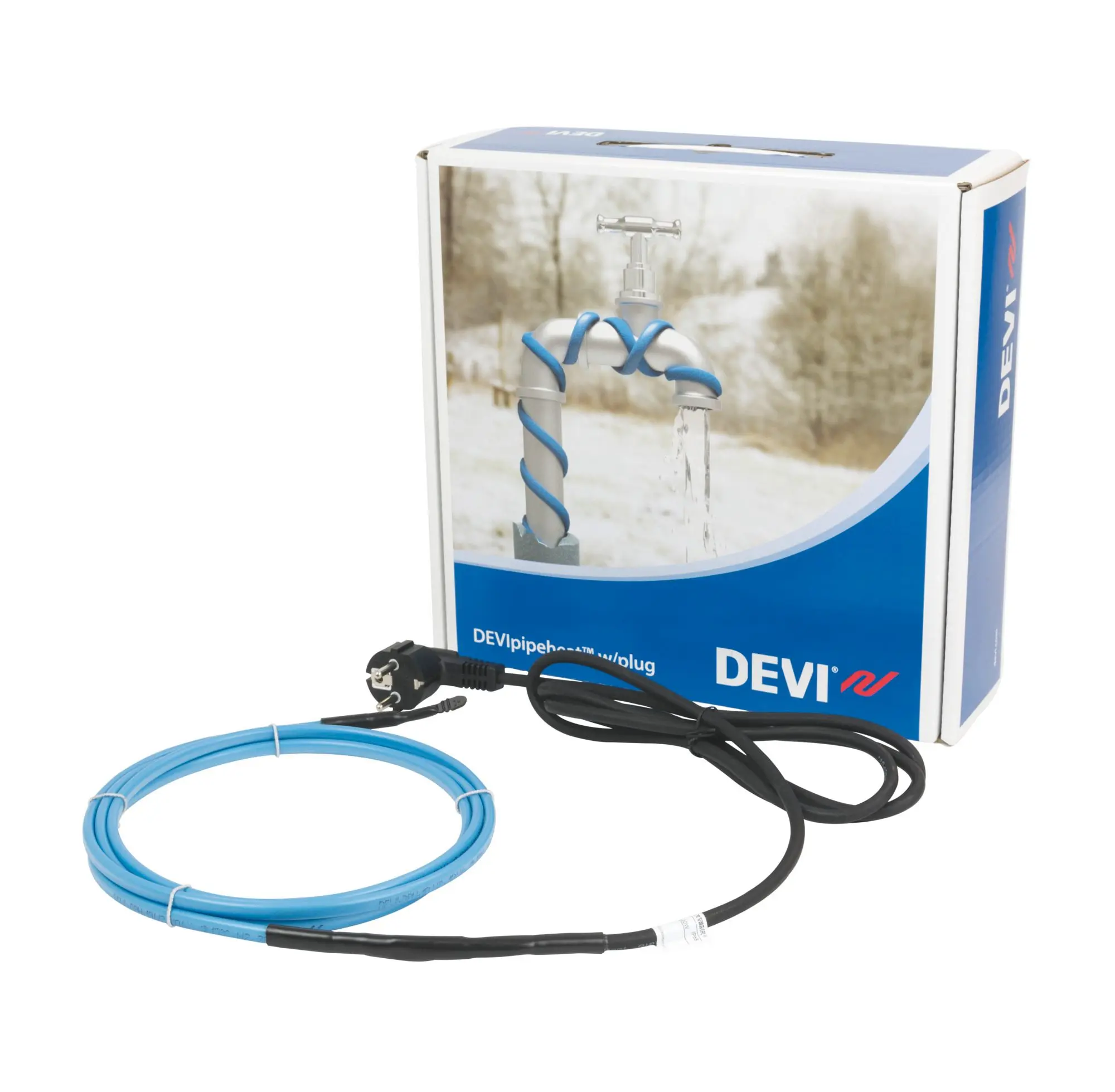 Produktfoto 1 von selbstlimitierendes Heizband, 10 W/m Länge 2 m, steckerfertig konfekt.