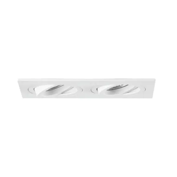Produktfoto 1 von Einbaumodul rechteckig, 2-fach, struktu