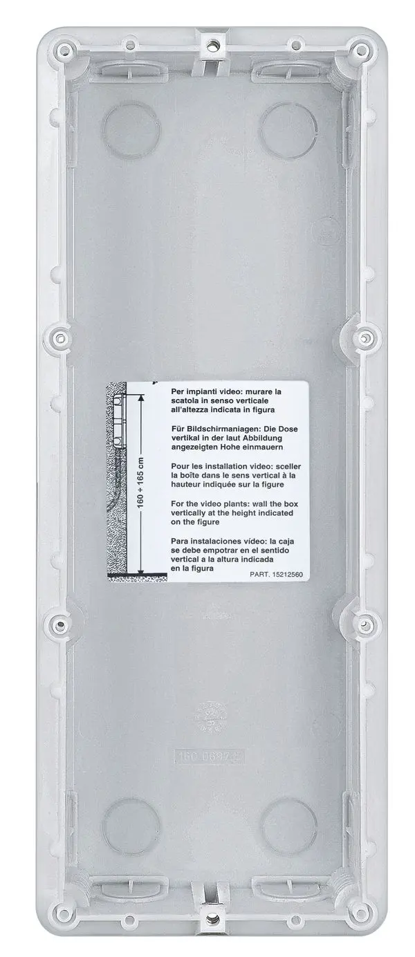 Produktfoto 1 von 3-moduliger UPkasten zum Einbau der SFERA-Türstationen