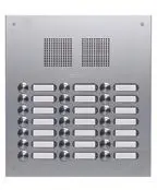 Produktfoto 1 von Türstation EV1 silber eloxiert EV1 dreireihig Unterputz/incl. UP-Kasten