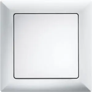 Produktfoto 1 von Blindabdeckung wg reinweiß glänzend für R, R2 und R3 sowie alle Q-Rahmen