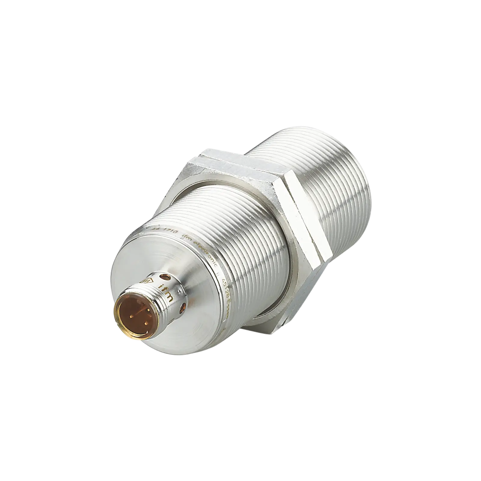 Produktfoto 1 von Ind.Sensor M30x1,5 L=75 Sn=15mm bündig S DC PNP M12 IP65-69K 3L 100Hz