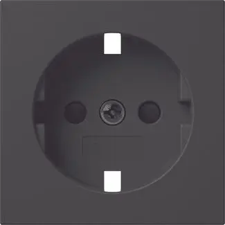 Produktfoto 1 von Abd. SCHUKO-Steckd. SH System 55 Schwarz m