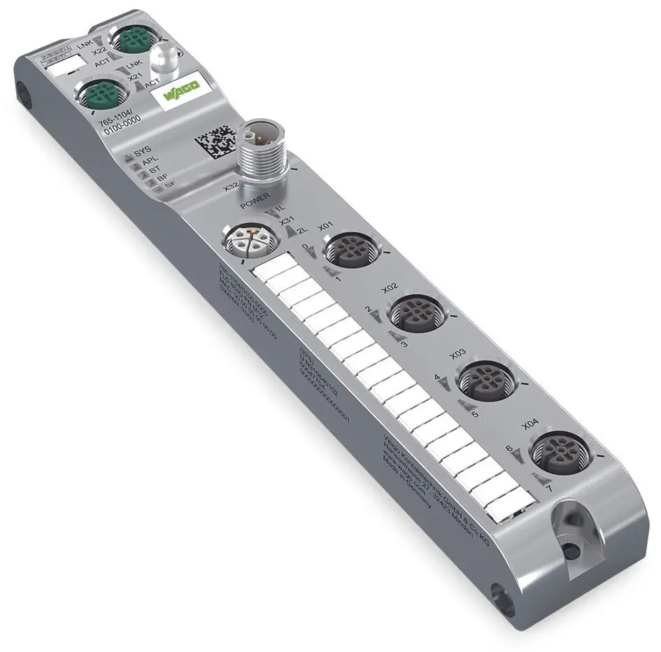 Produktfoto 1 von 8-Kanal-Digitalein-/-ausgang,Profinet,DC 24 V / 2,0 A