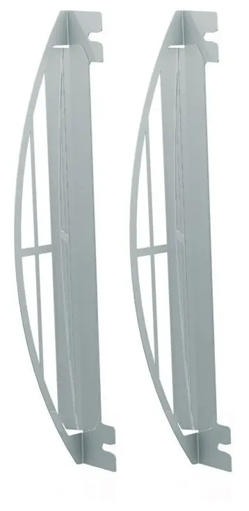 Produktfoto 1 von 2 x Schutzgitter für Edelstahl-Außenfassade