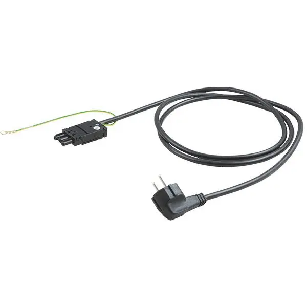 Produktfoto 1 von Gerätezuleitung Schuko Erdanschluss GST18 schwarz 3m
